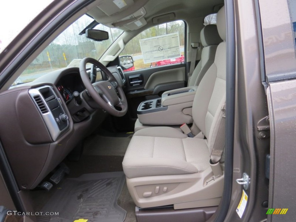 2014 Silverado 1500 LT Double Cab - Brownstone Metallic / Cocoa/Dune photo #10