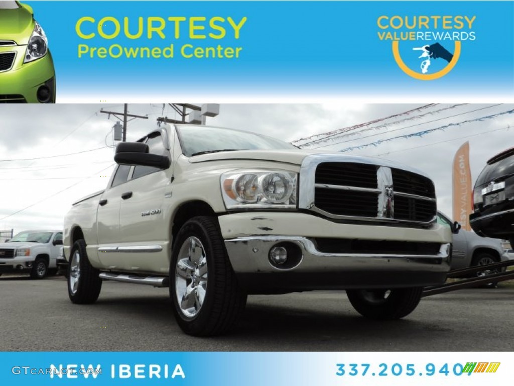 2007 Ram 1500 SLT Quad Cab - Cool Vanilla / Khaki Beige photo #1