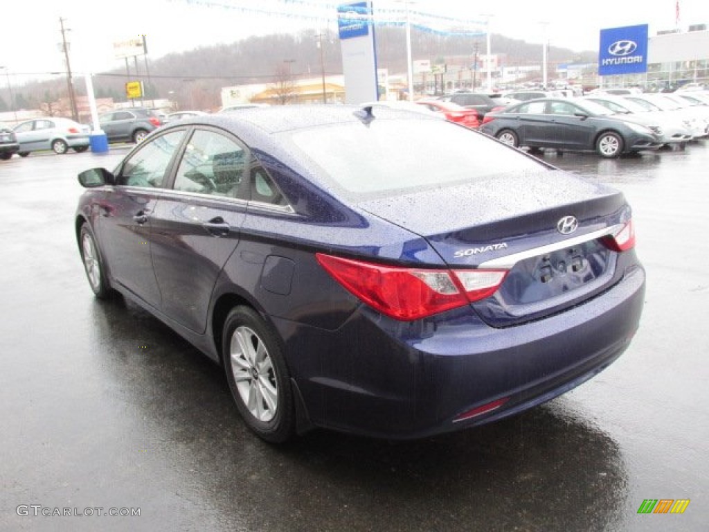 2012 Sonata GLS - Indigo Night Blue / Gray photo #7