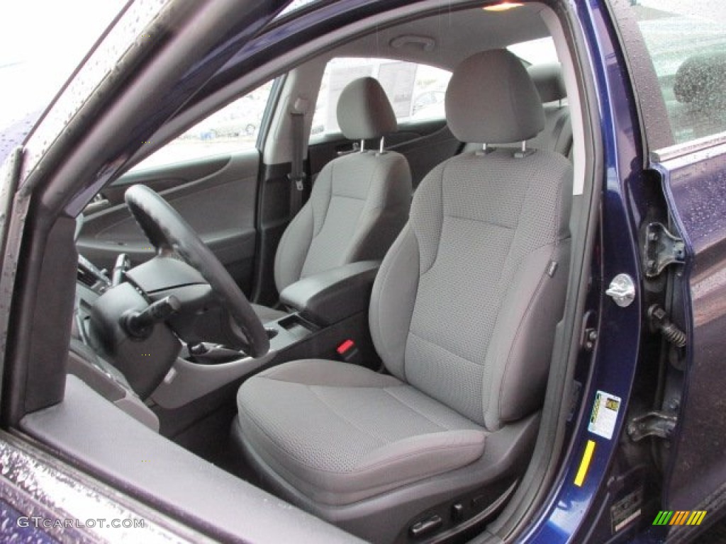 2012 Sonata GLS - Indigo Night Blue / Gray photo #13