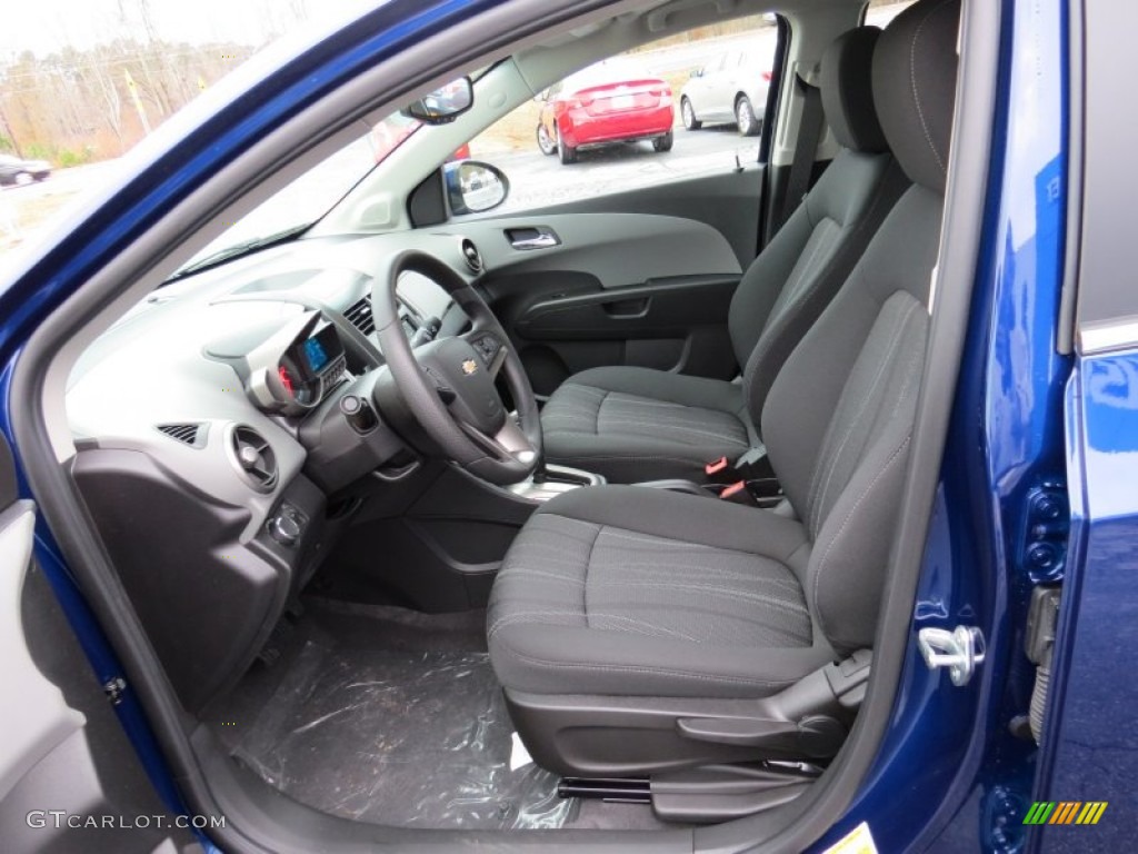 Jet Black/Dark Titanium Interior 2014 Chevrolet Sonic LT Sedan Photo #88567001