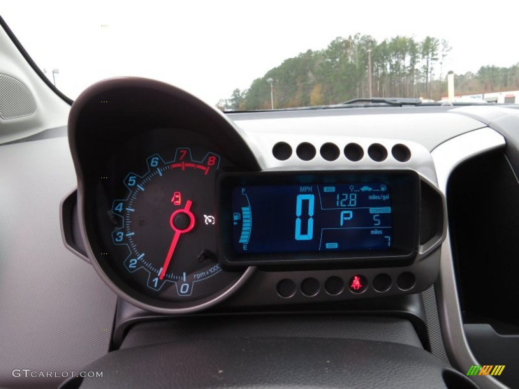 2014 Chevrolet Sonic LT Sedan Gauges Photo #88567076