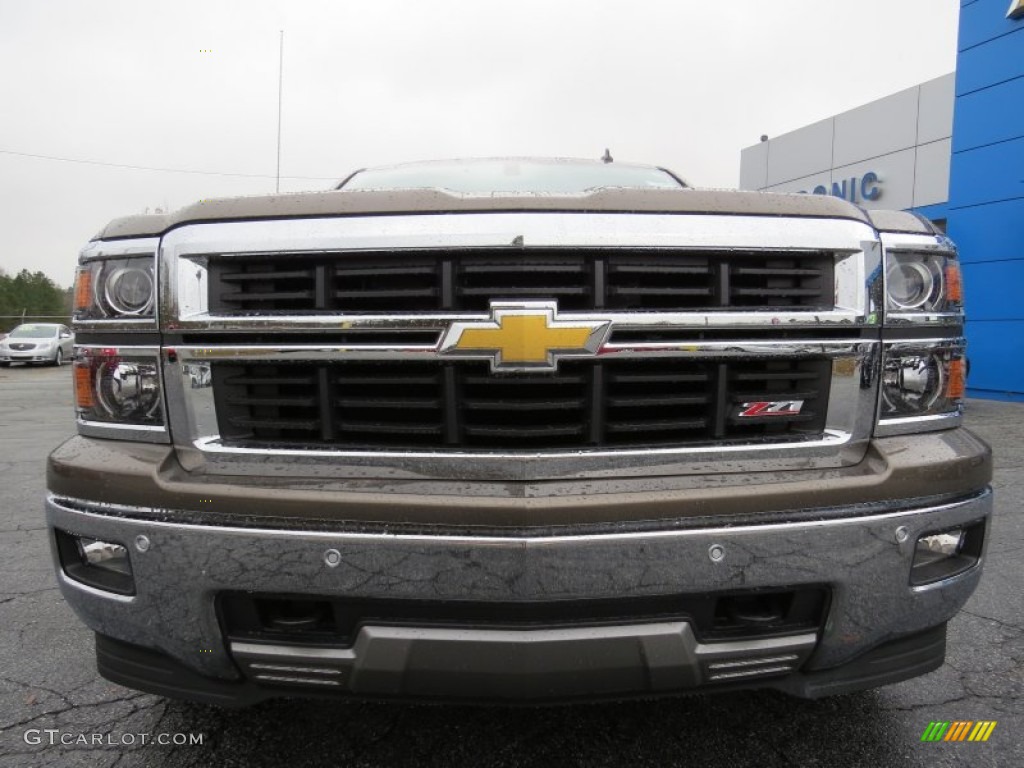 2014 Silverado 1500 LTZ Crew Cab 4x4 - Brownstone Metallic / Cocoa/Dune photo #2