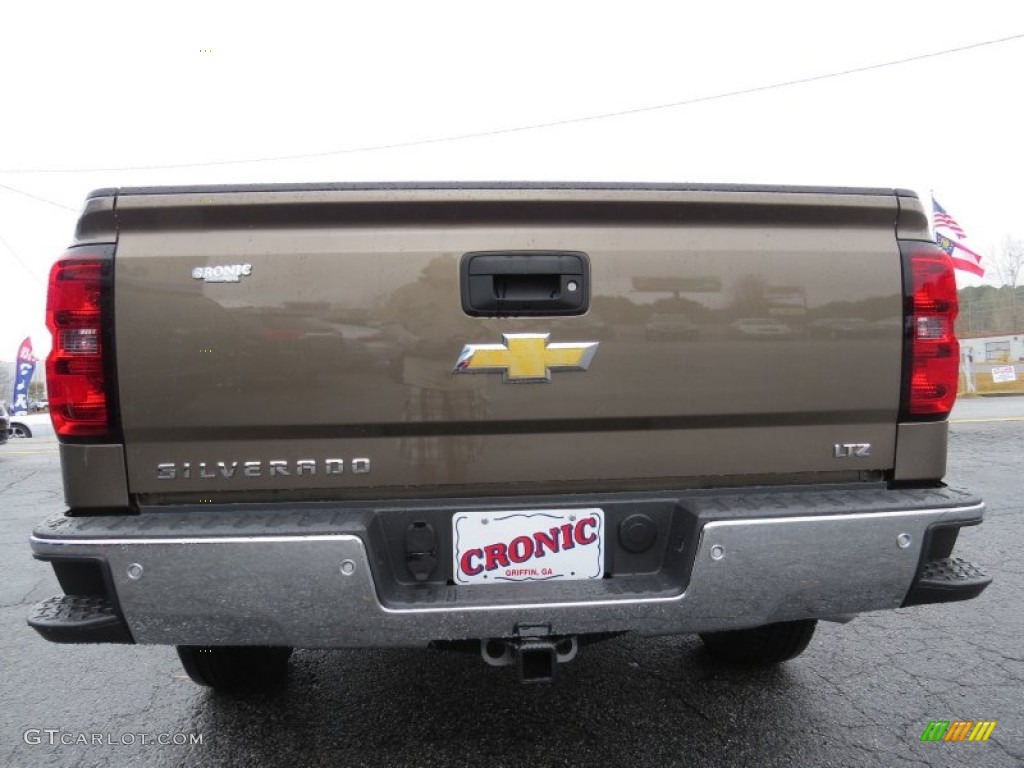 2014 Silverado 1500 LTZ Crew Cab 4x4 - Brownstone Metallic / Cocoa/Dune photo #6