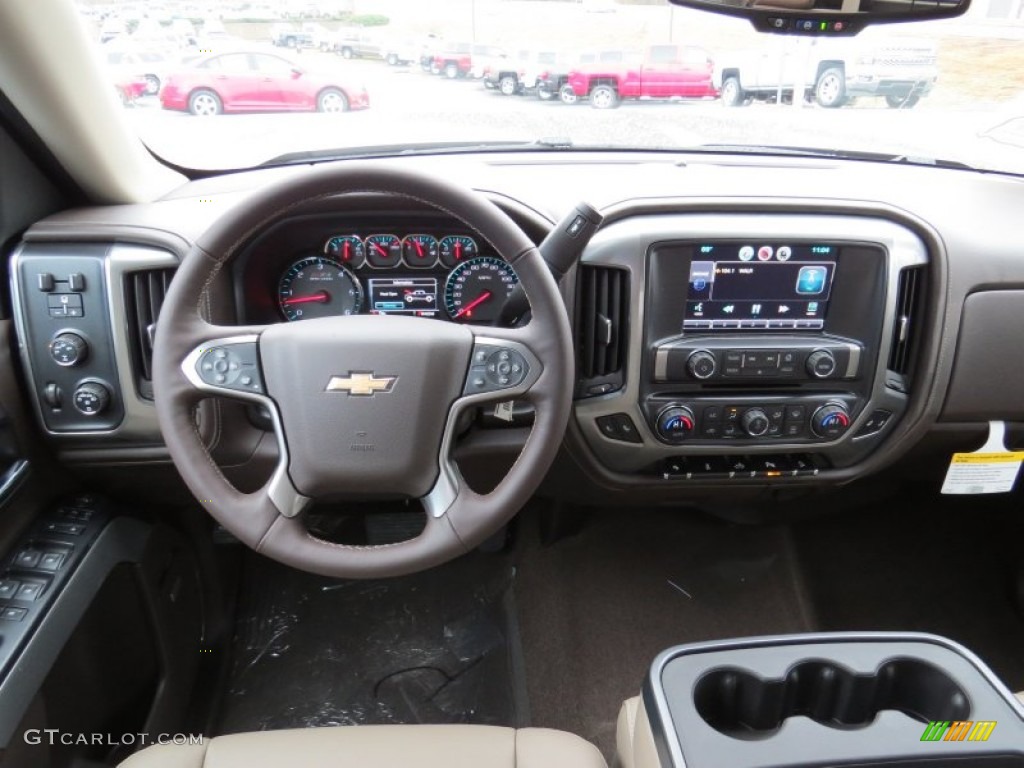 2014 Silverado 1500 LTZ Crew Cab 4x4 - Brownstone Metallic / Cocoa/Dune photo #12