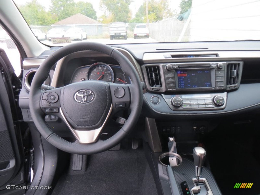 2013 Toyota RAV4 Limited Black Dashboard Photo #88567394