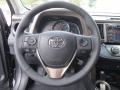 2013 Toyota RAV4 Black Interior Steering Wheel Photo