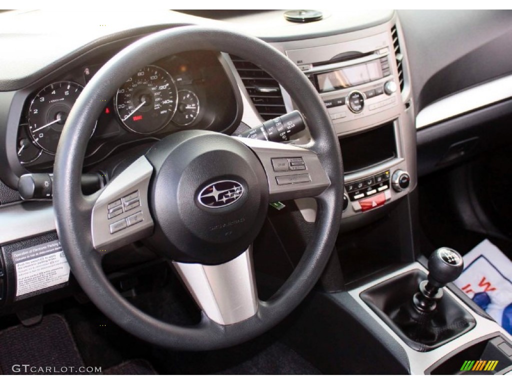 2011 Outback 2.5i Wagon - Graphite Gray Metallic / Off Black photo #5