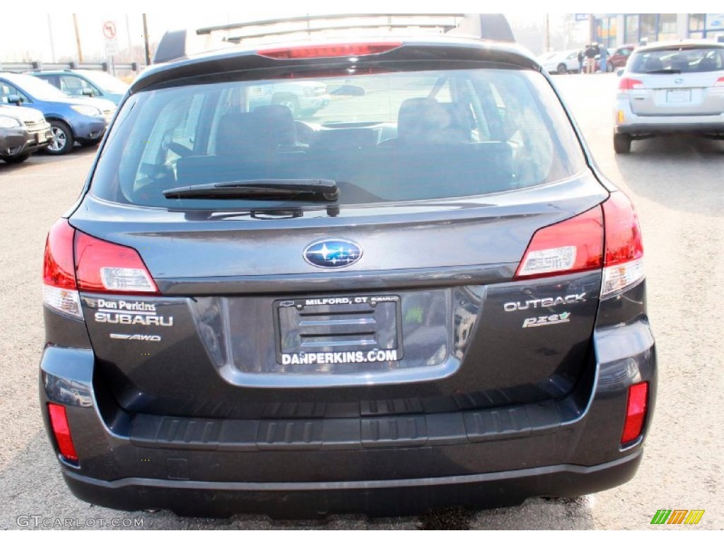 2011 Outback 2.5i Wagon - Graphite Gray Metallic / Off Black photo #7