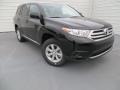 2013 Black Toyota Highlander V6  photo #2