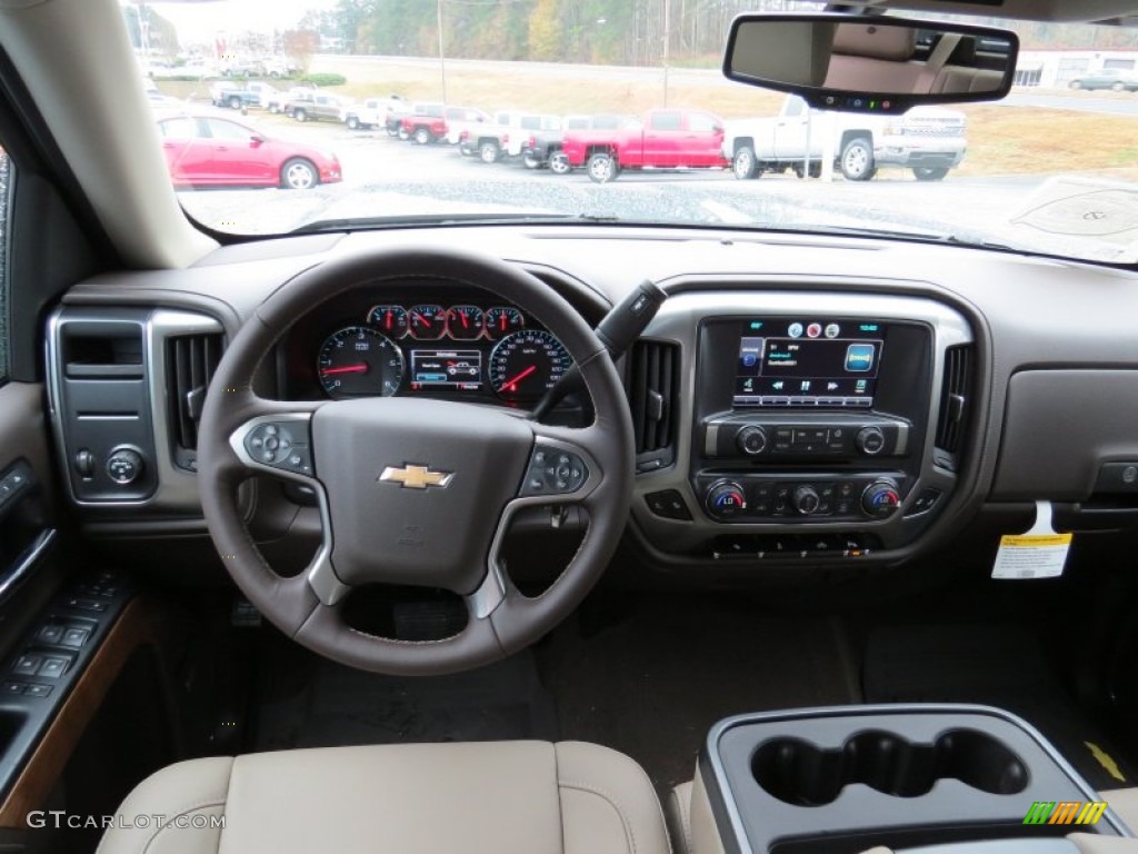 2014 Silverado 1500 LTZ Crew Cab - Blue Granite Metallic / Cocoa/Dune photo #12