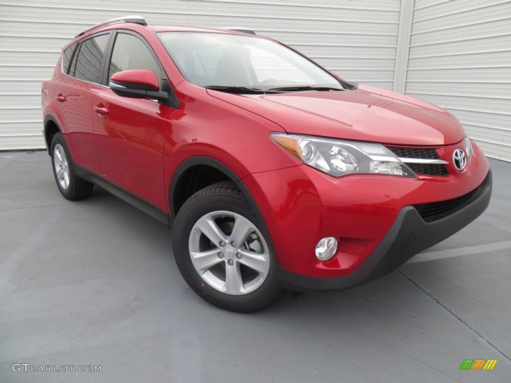 Barcelona Red Metallic Toyota RAV4