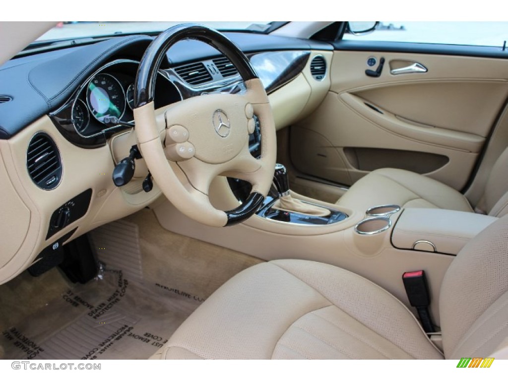 Cashmere Beige Interior 2008 Mercedes-Benz CLS 550 Photo #88570871