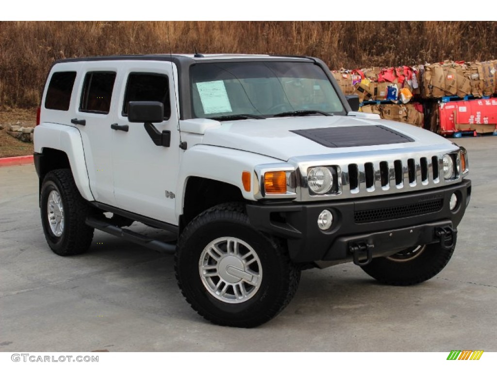 Birch White 2006 Hummer H3 Standard H3 Model Exterior Photo #88571315