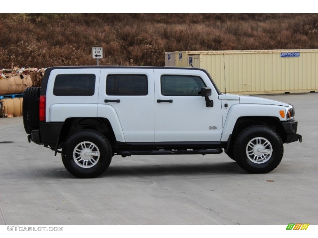 Birch White 2006 Hummer H3 Standard H3 Model Exterior Photo #88571390