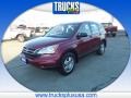 2010 Tango Red Pearl Honda CR-V LX AWD  photo #1