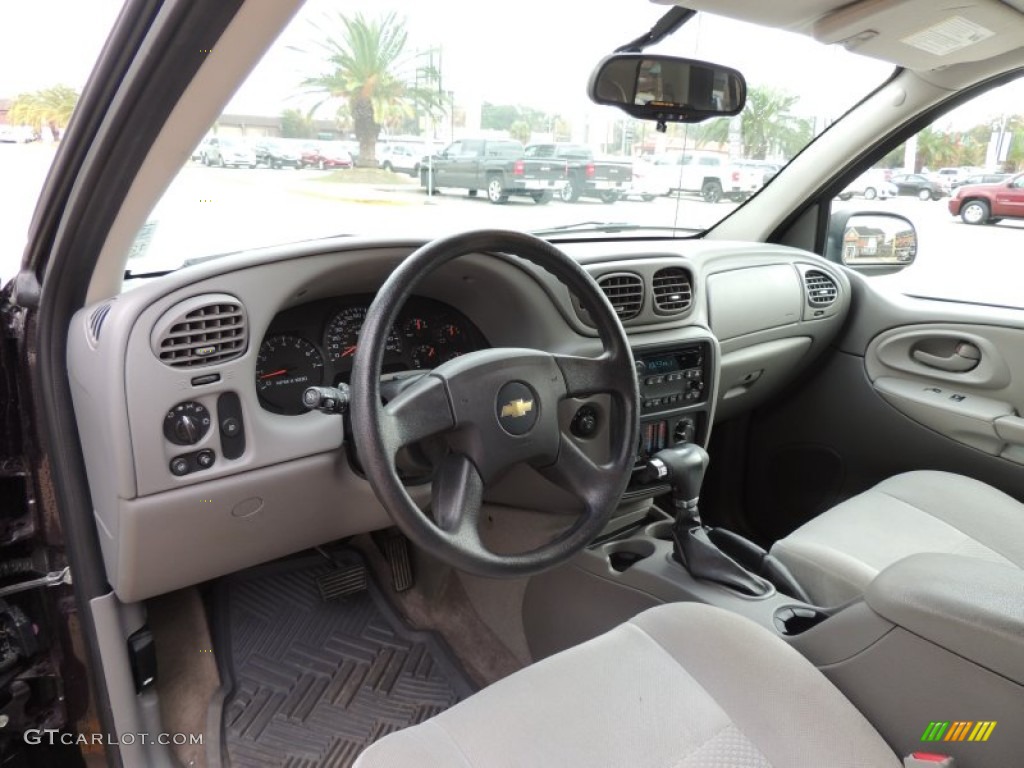 2008 TrailBlazer LT - Dark Cherry Metallic / Light Gray photo #13