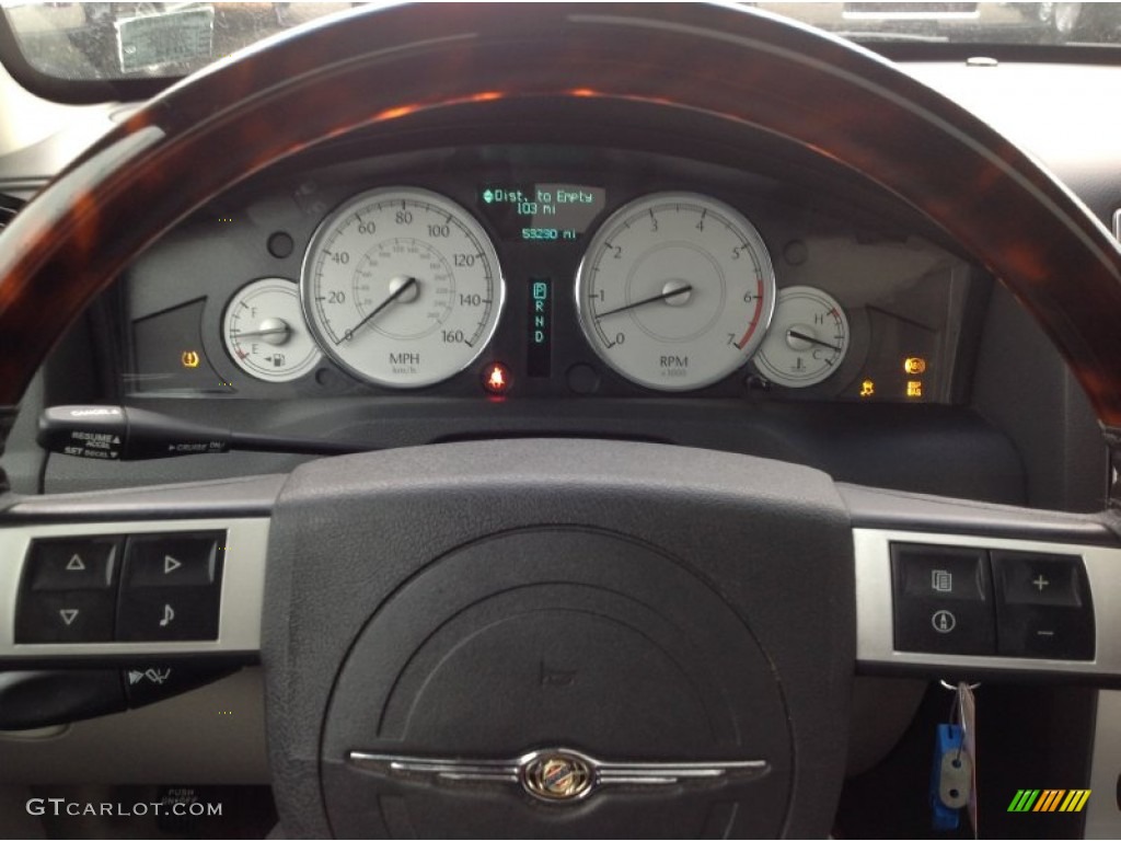 2007 300 C HEMI - Inferno Red Crystal Pearlcoat / Dark Slate Gray/Light Graystone photo #14
