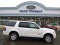 2008 White Suede Ford Explorer XLT 4x4  photo #1