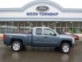 Blue Granite Metallic 2011 Chevrolet Silverado 1500 LT Extended Cab 4x4