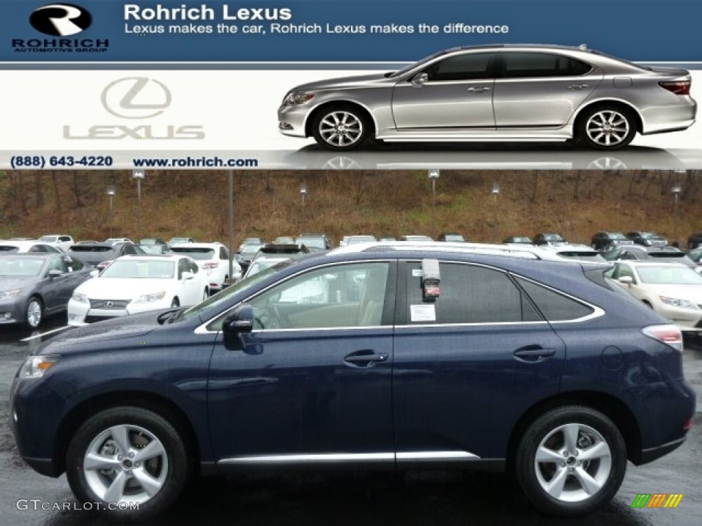 2014 RX 350 AWD - Deep Sea Mica / Parchment photo #1
