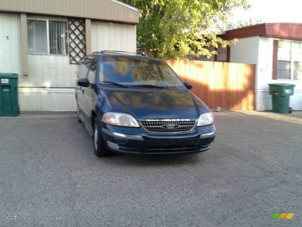 2000 Windstar SE - Deep Emerald Green Metallic / Medium Graphite photo #1