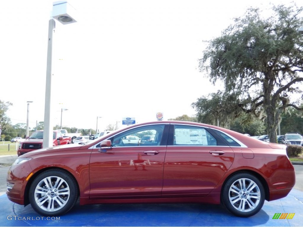 2014 MKZ FWD - Sunset / Charcoal Black photo #2