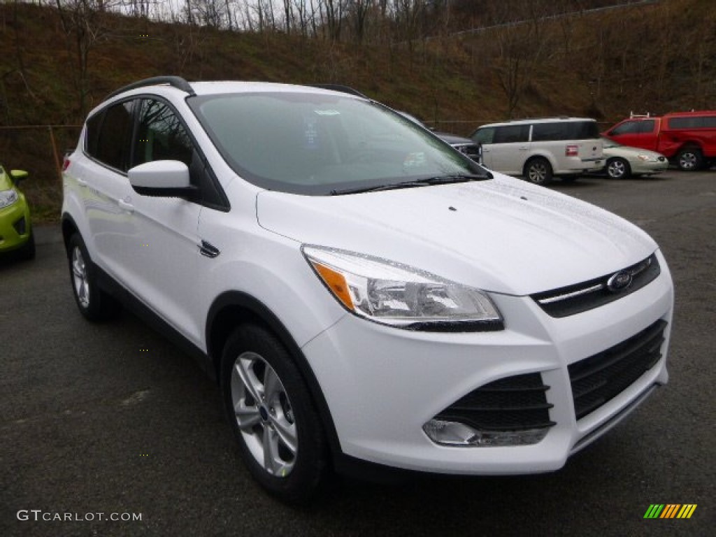 2014 Escape SE 1.6L EcoBoost 4WD - Oxford White / Charcoal Black photo #1