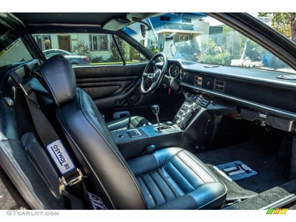 Black Interior 1974 De Tomaso Pantera Standard Pantera Model Photo #88578151