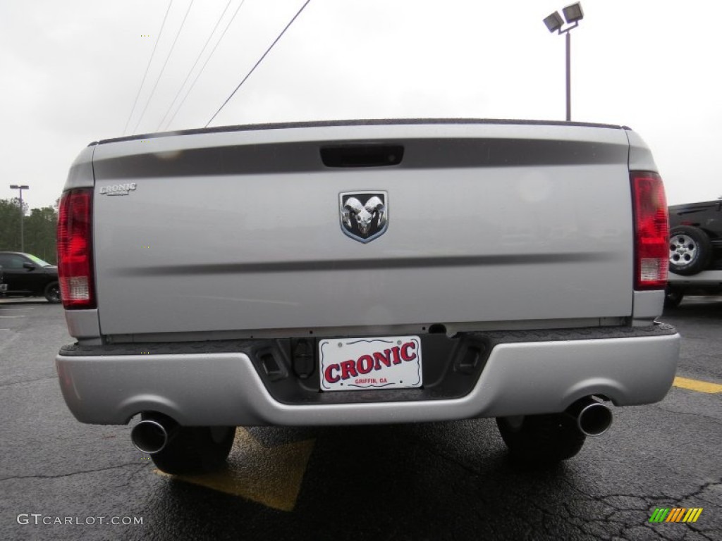 2014 1500 Express Quad Cab - Bright Silver Metallic / Black/Diesel Gray photo #6