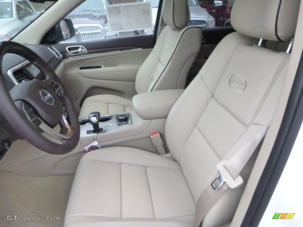 Overland Nepal Jeep Brown Light Frost Interior 2014 Jeep Grand Cherokee Overland 4x4 Photo #88578358