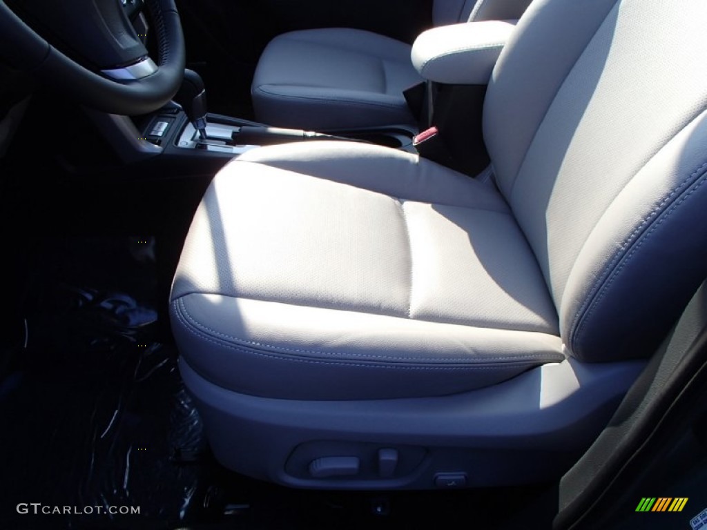2014 Forester 2.5i Touring - Jasmin Green Metallic / Platinum photo #4
