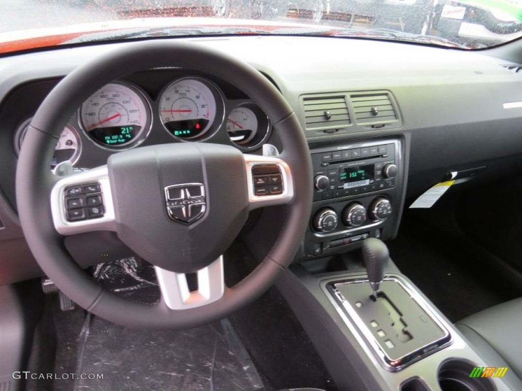 2014 Challenger SXT - Header Orange / Dark Slate Gray photo #12