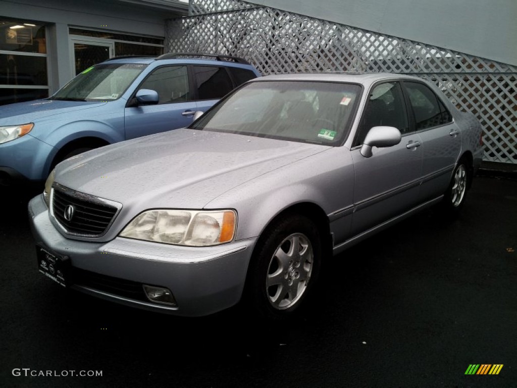2002 RL 3.5 Sedan - Satin Silver / Ebony photo #2