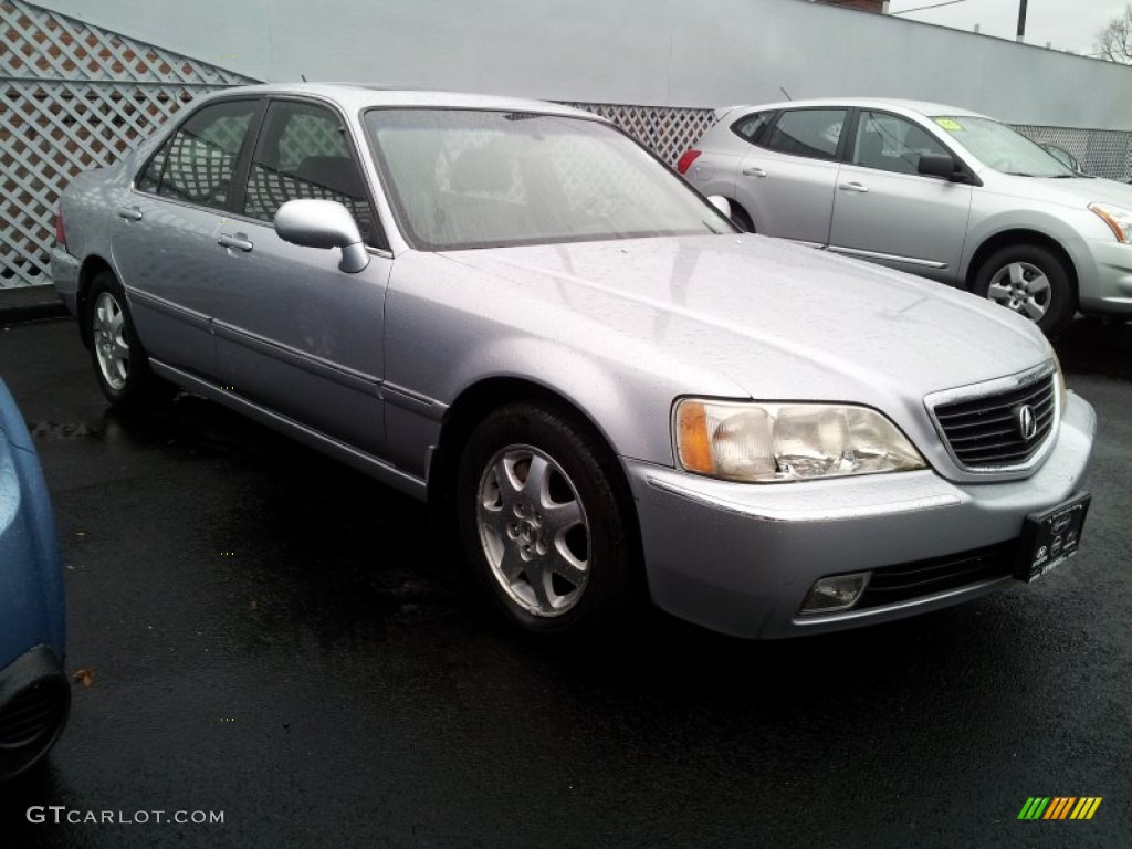 2002 RL 3.5 Sedan - Satin Silver / Ebony photo #4