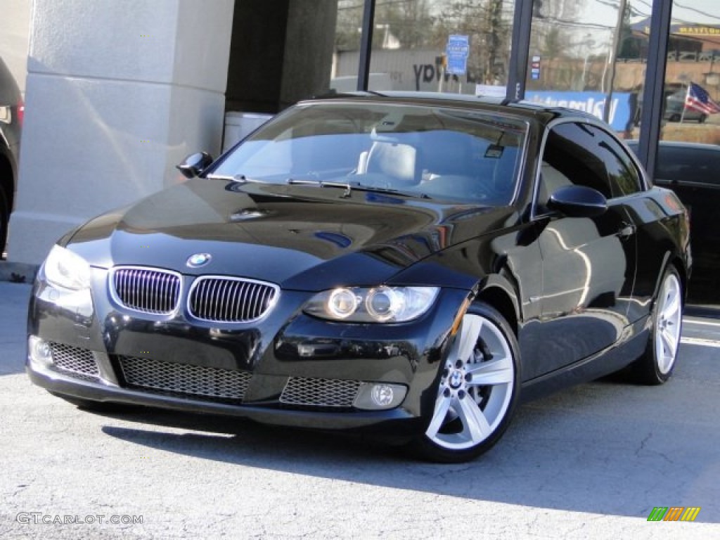 2009 3 Series 335i Convertible - Jet Black / Black photo #1