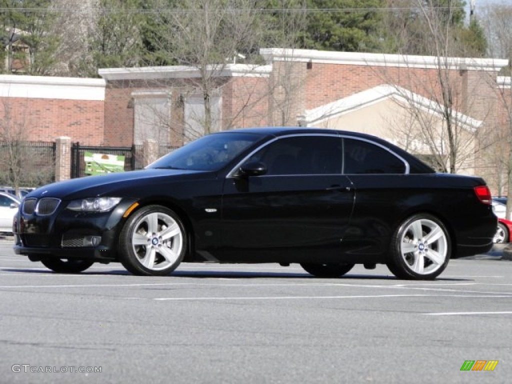 Jet Black 2009 BMW 3 Series 335i Convertible Exterior Photo #88579627