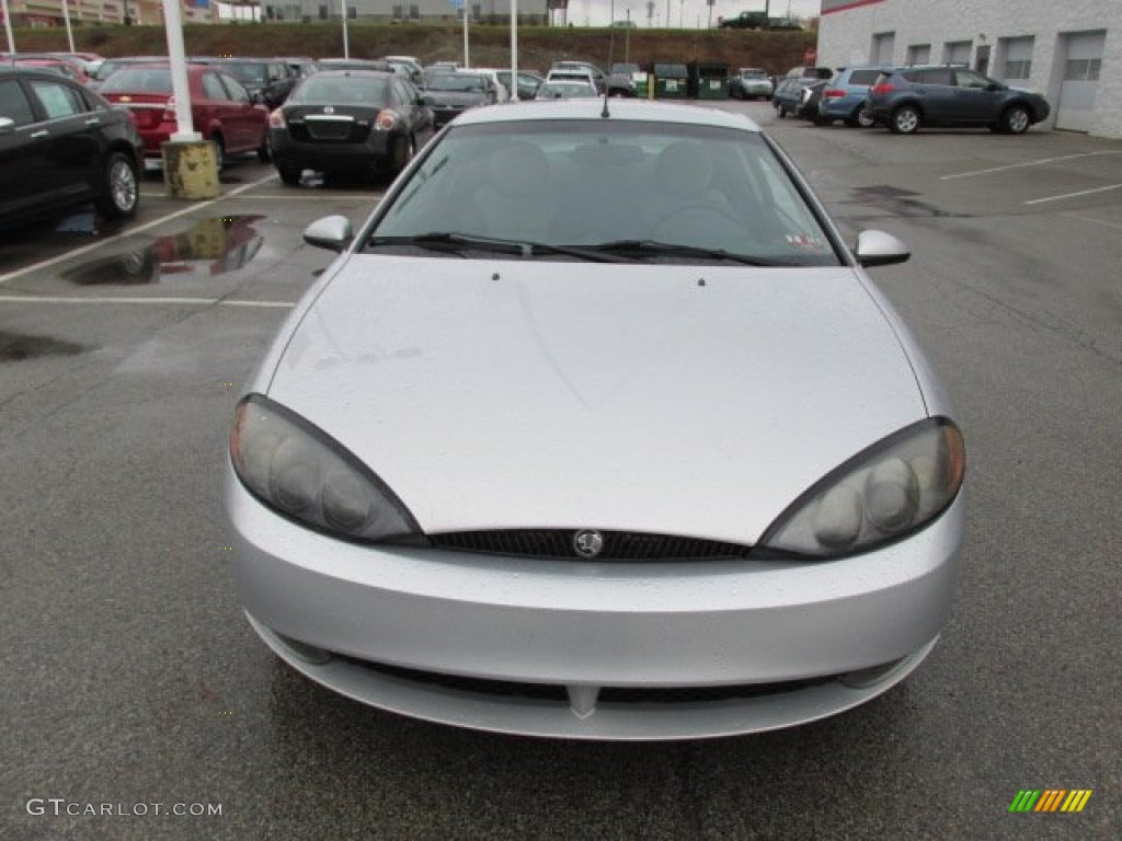 1999 Cougar V6 - Silver Frost Metallic / Midnight Black photo #6