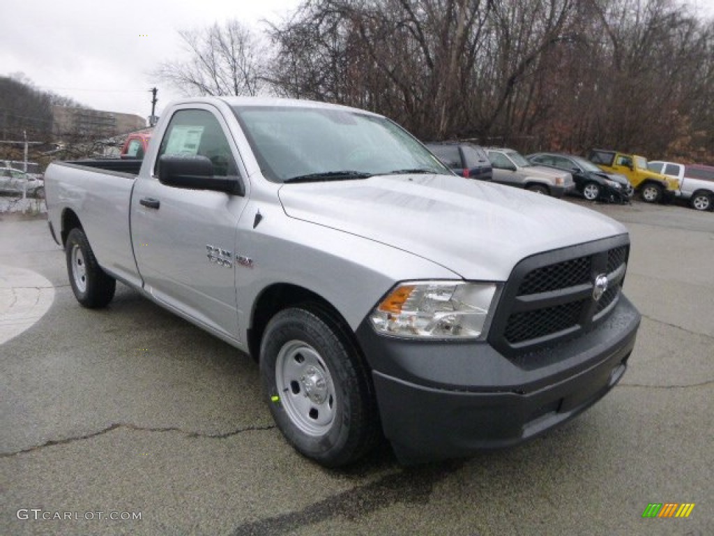 2014 1500 Tradesman Regular Cab - Bright Silver Metallic / Black/Diesel Gray photo #6