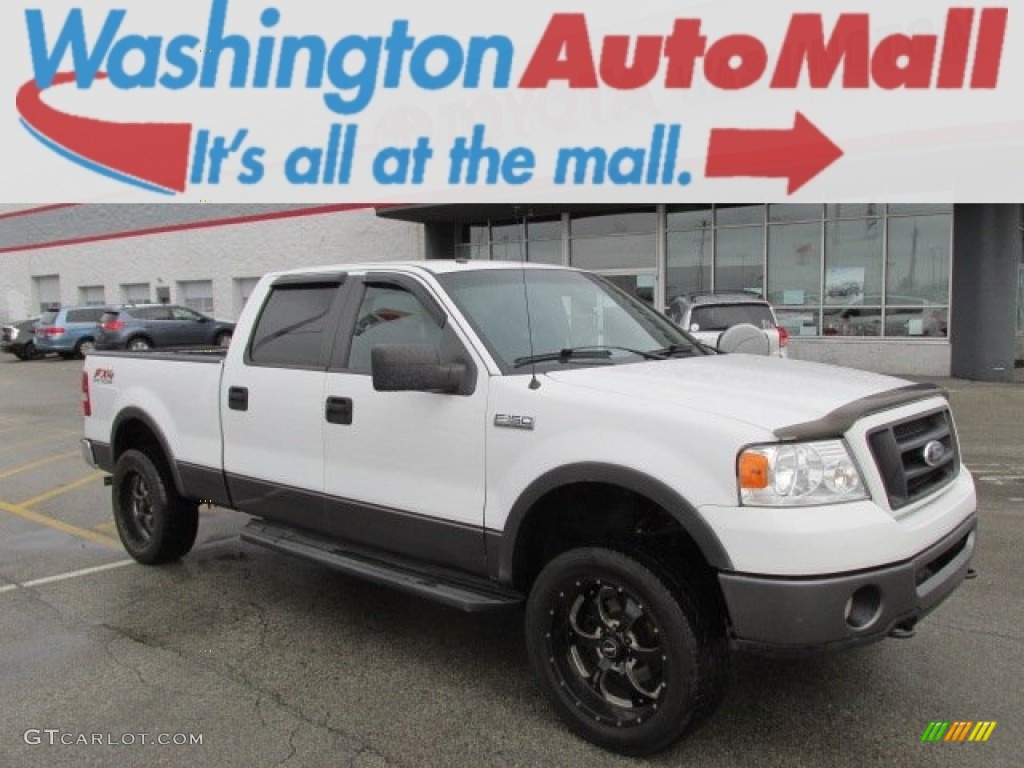 2008 F150 FX4 SuperCrew 4x4 - Oxford White / Black photo #1