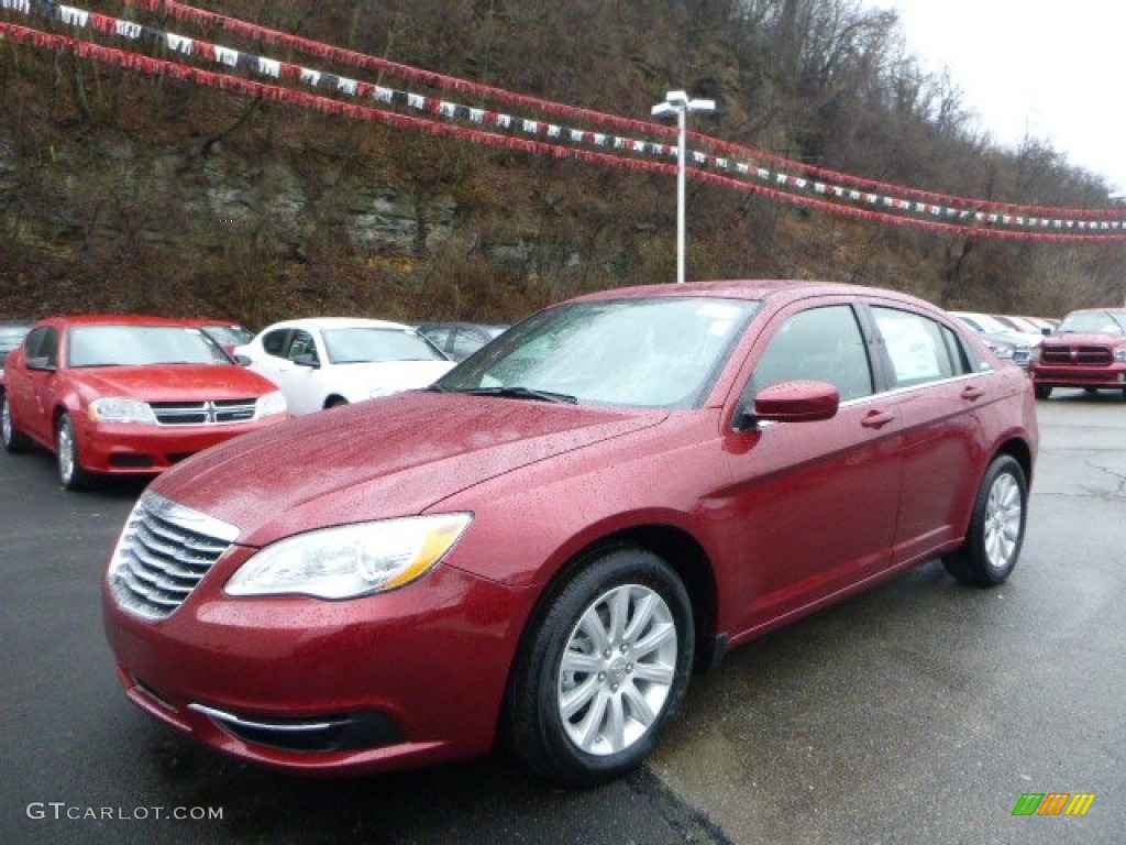 2014 200 Touring Sedan - Deep Cherry Red Crystal Pearl / Black photo #1