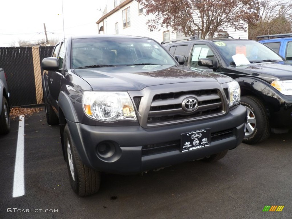 2009 Tacoma V6 Double Cab 4x4 - Magnetic Gray Metallic / Graphite Gray photo #1