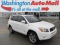 Super White 2008 Toyota RAV4 Sport V6 4WD