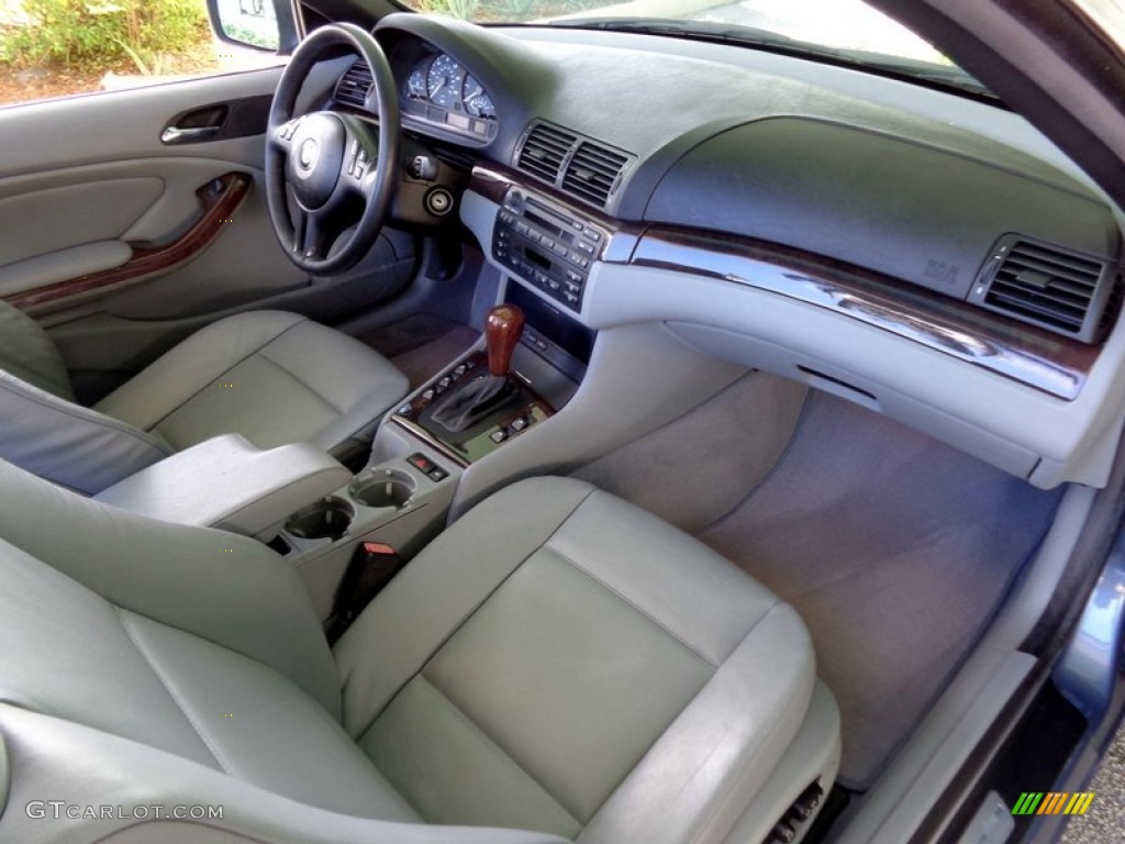 Grey Interior 2001 BMW 3 Series 325i Convertible Photo #88580791