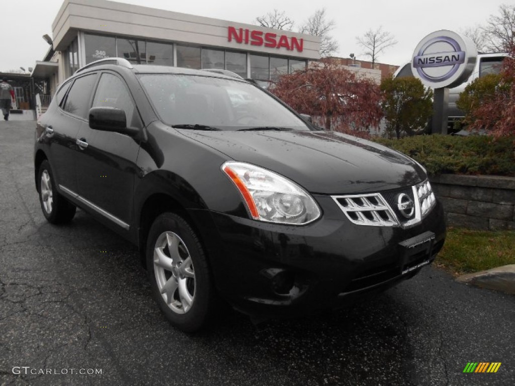 2011 Rogue SV AWD - Black Amethyst / Gray photo #1