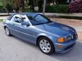 2001 Steel Blue Metallic BMW 3 Series 325i Convertible  photo #35