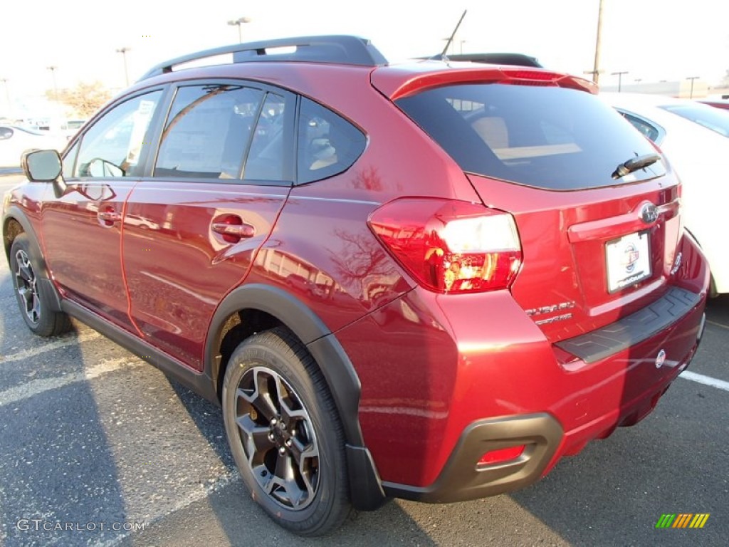 2014 XV Crosstrek 2.0i Premium - Venetian Red Pearl / Ivory photo #2