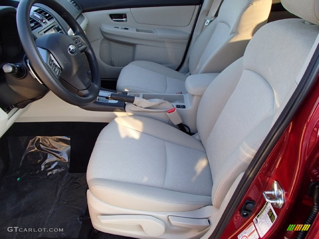 2014 XV Crosstrek 2.0i Premium - Venetian Red Pearl / Ivory photo #4