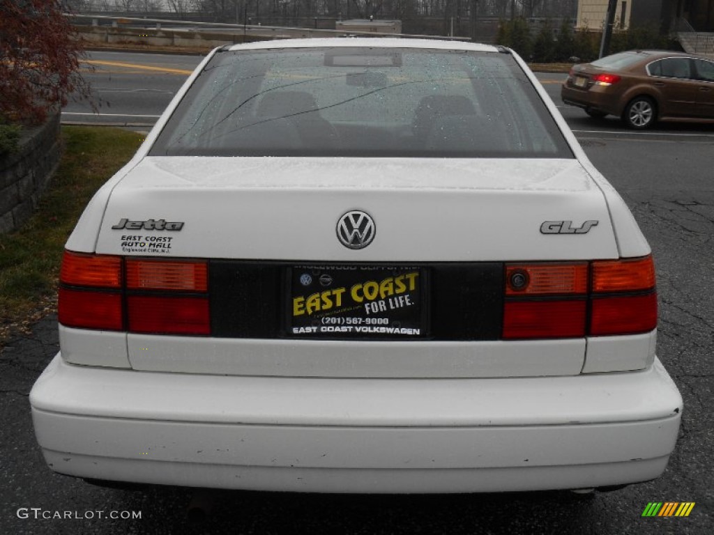 1998 Jetta GLS Sedan - Cool White / Black photo #5