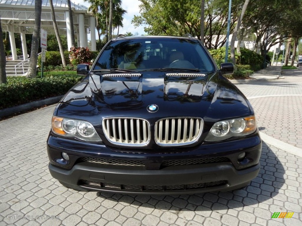 2004 X5 4.4i - Toledo Blue Metallic / Beige photo #2